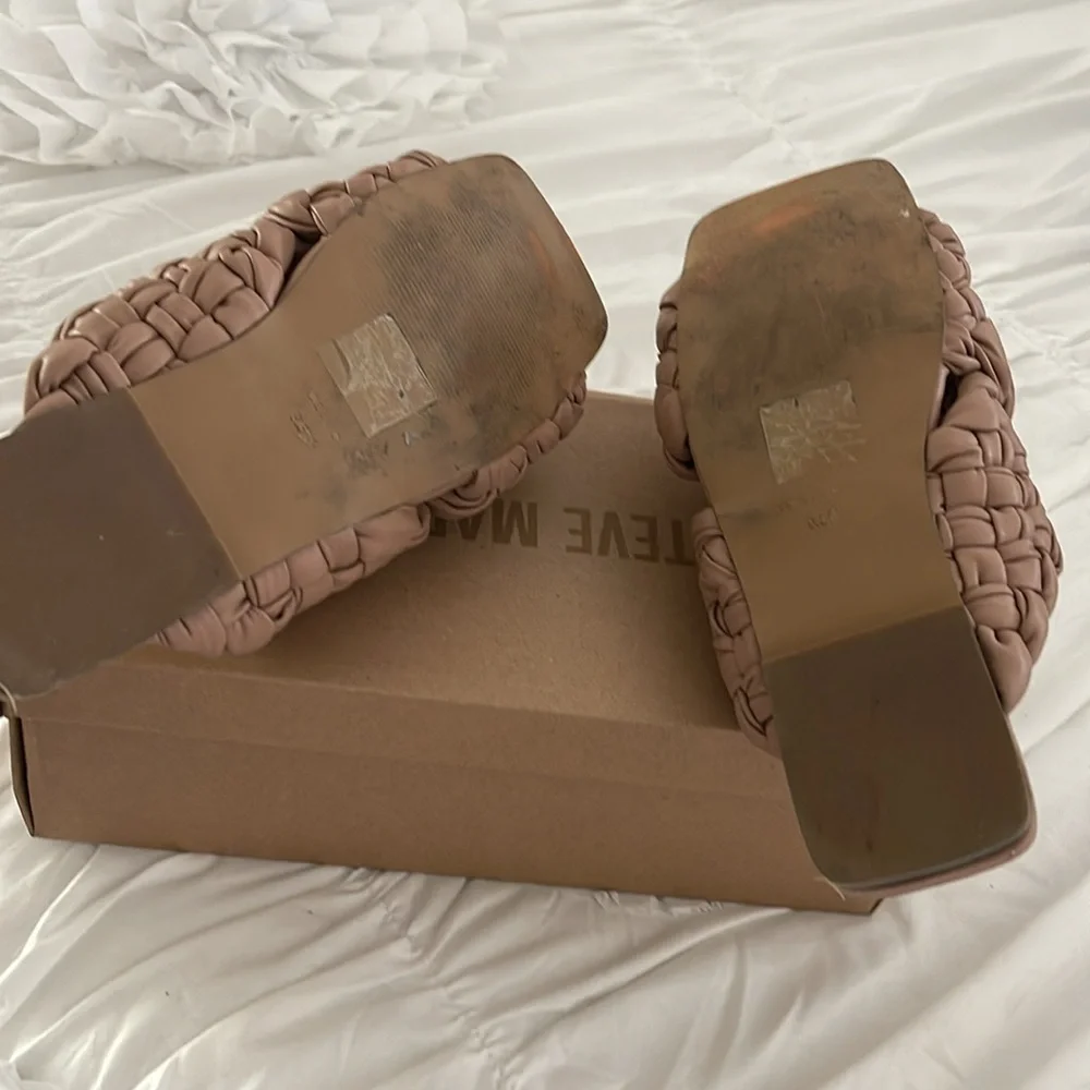 Steve Madden nude Marina braided slides - Picture 4 of 4